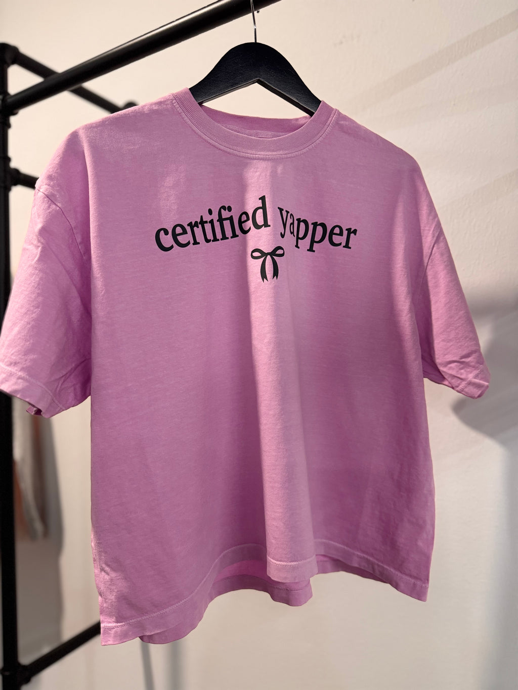 Certified Yapper Comfort Colors Boxy T-Shirt