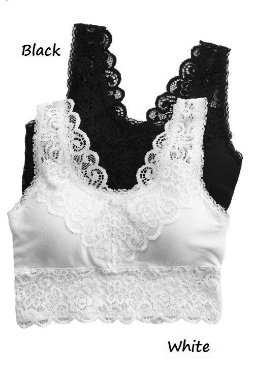 Plus Size Lace Bralette