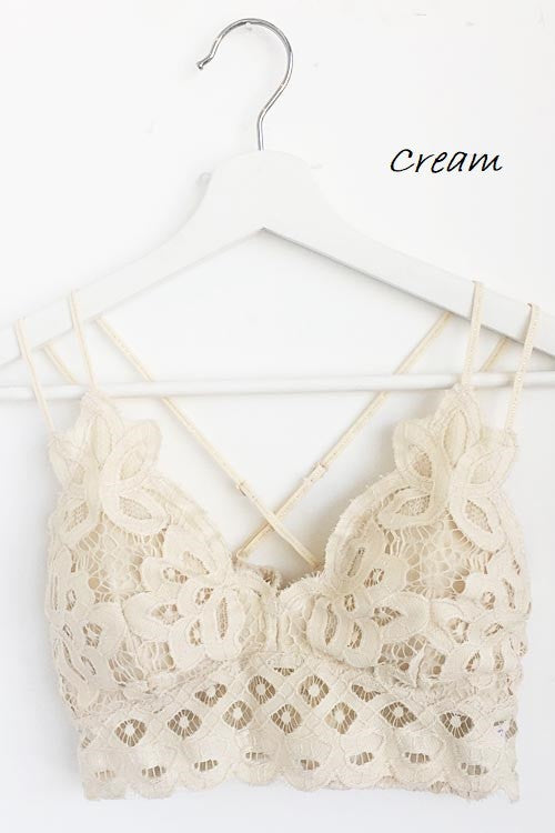 Plus Size Lace Bralette