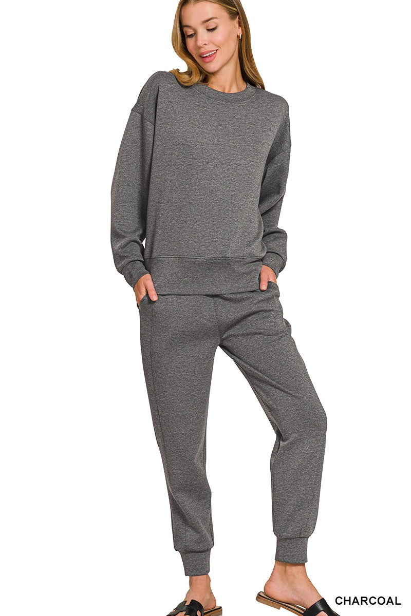 Scuba Crewneck Pullover & Joggers 2 Pieces Set