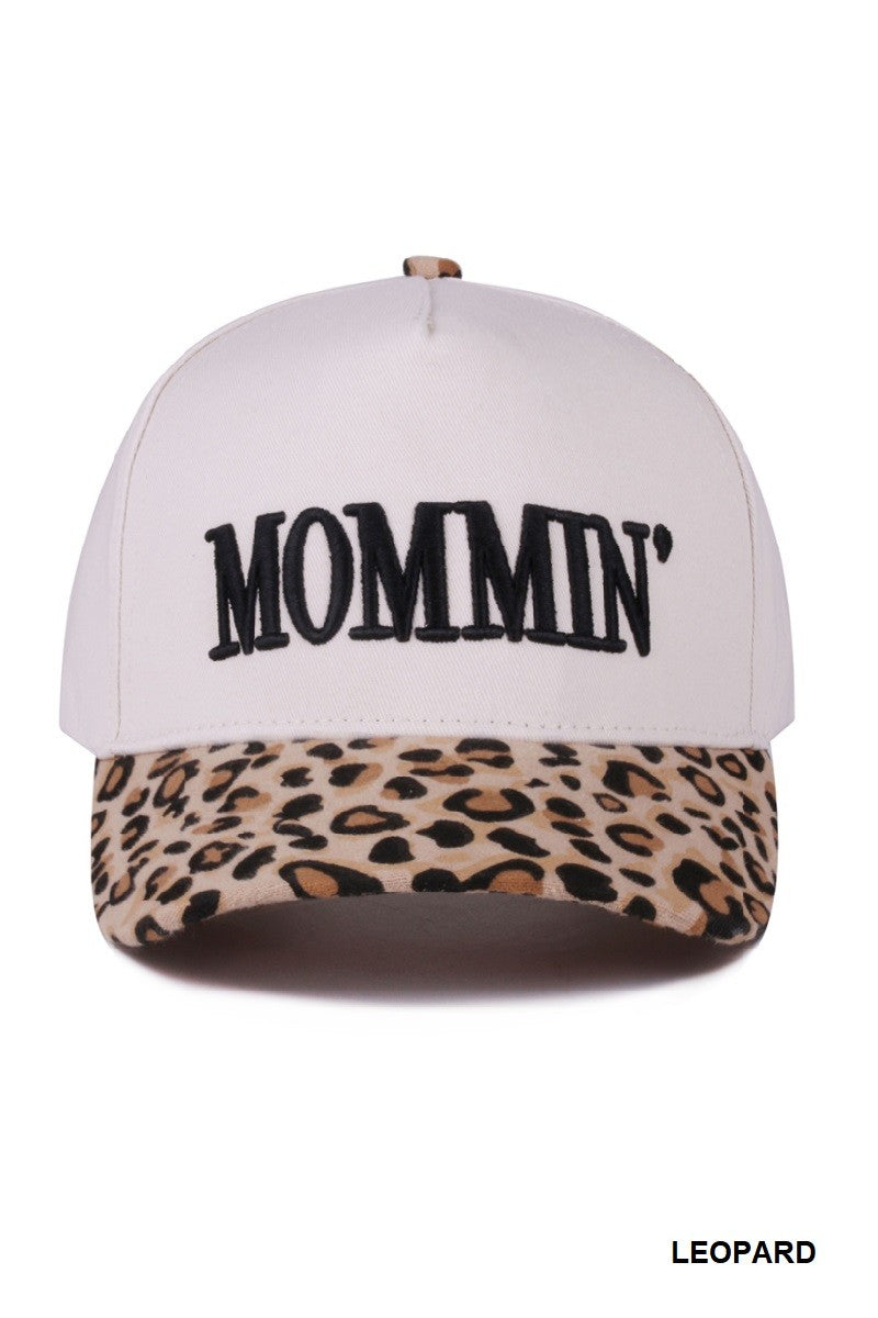 Mommin' Two Tone Canvas Cotton Cap