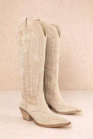 Tess - Samara Stitch Western Tall Boots