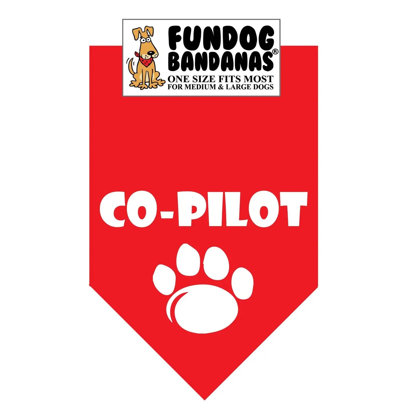 Co-Pilot Dog Bandana
