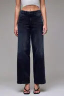 Ashley Black Hidden Wide Leg Jeans