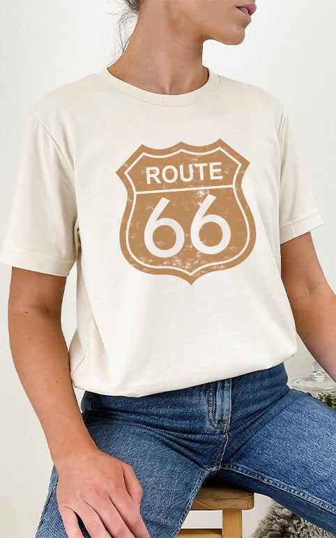 Route 66 Road Sign Graphics Tee