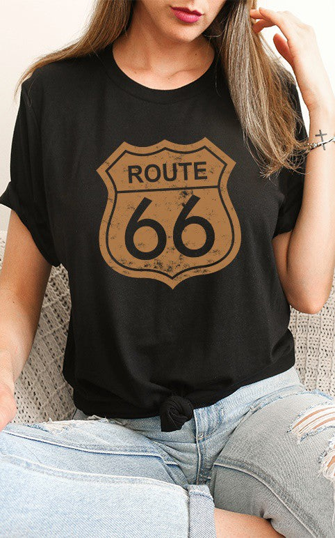 Route 66 Road Sign Graphics Tee