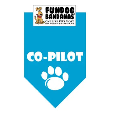 Co-Pilot Dog Bandana