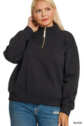 Plus Fleece Half Zip Pullover