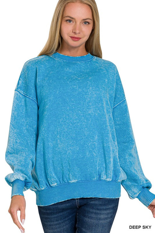 Acid Washed Pullover
