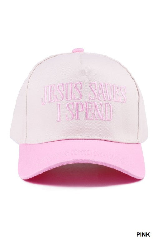 Jesus Saves I Spend Hat
