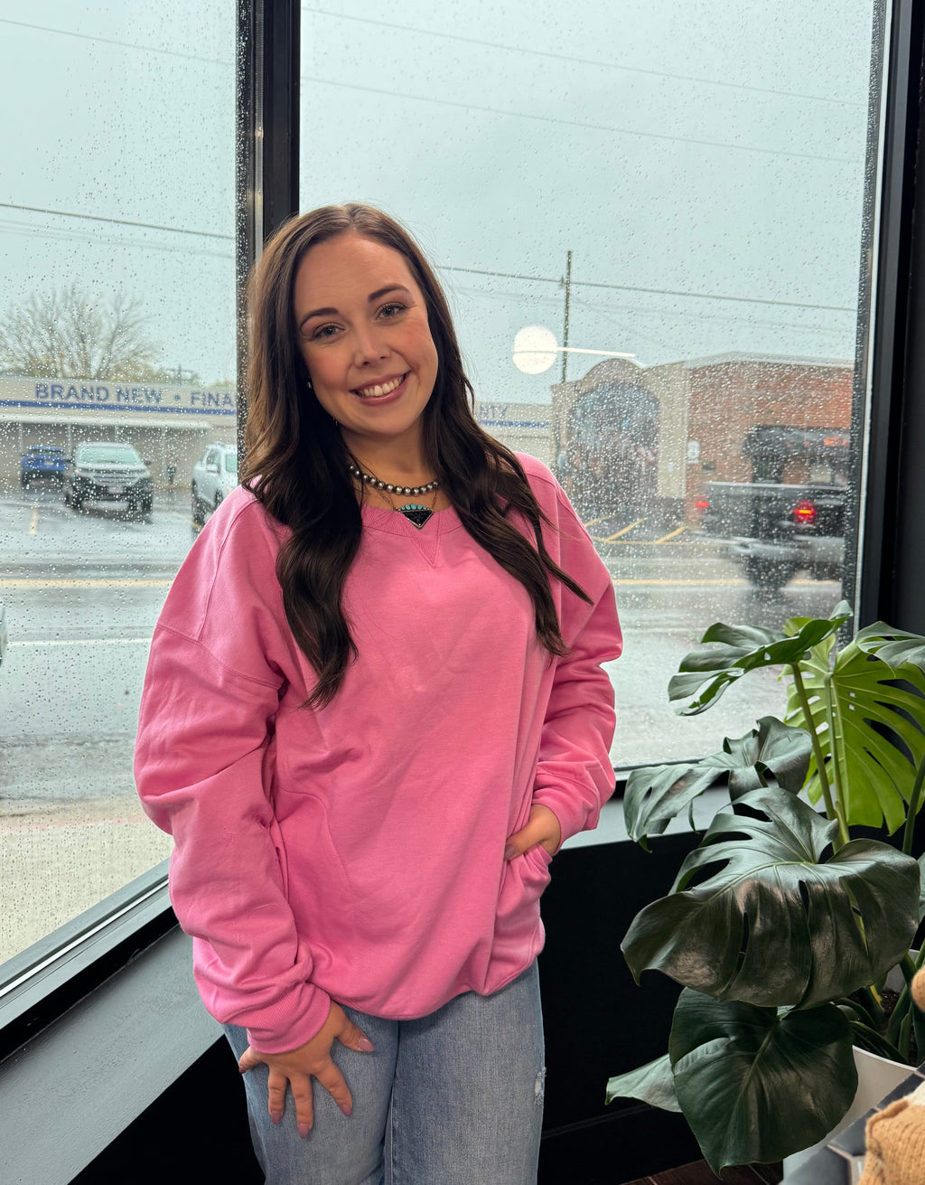 Oversized Pink Sweater