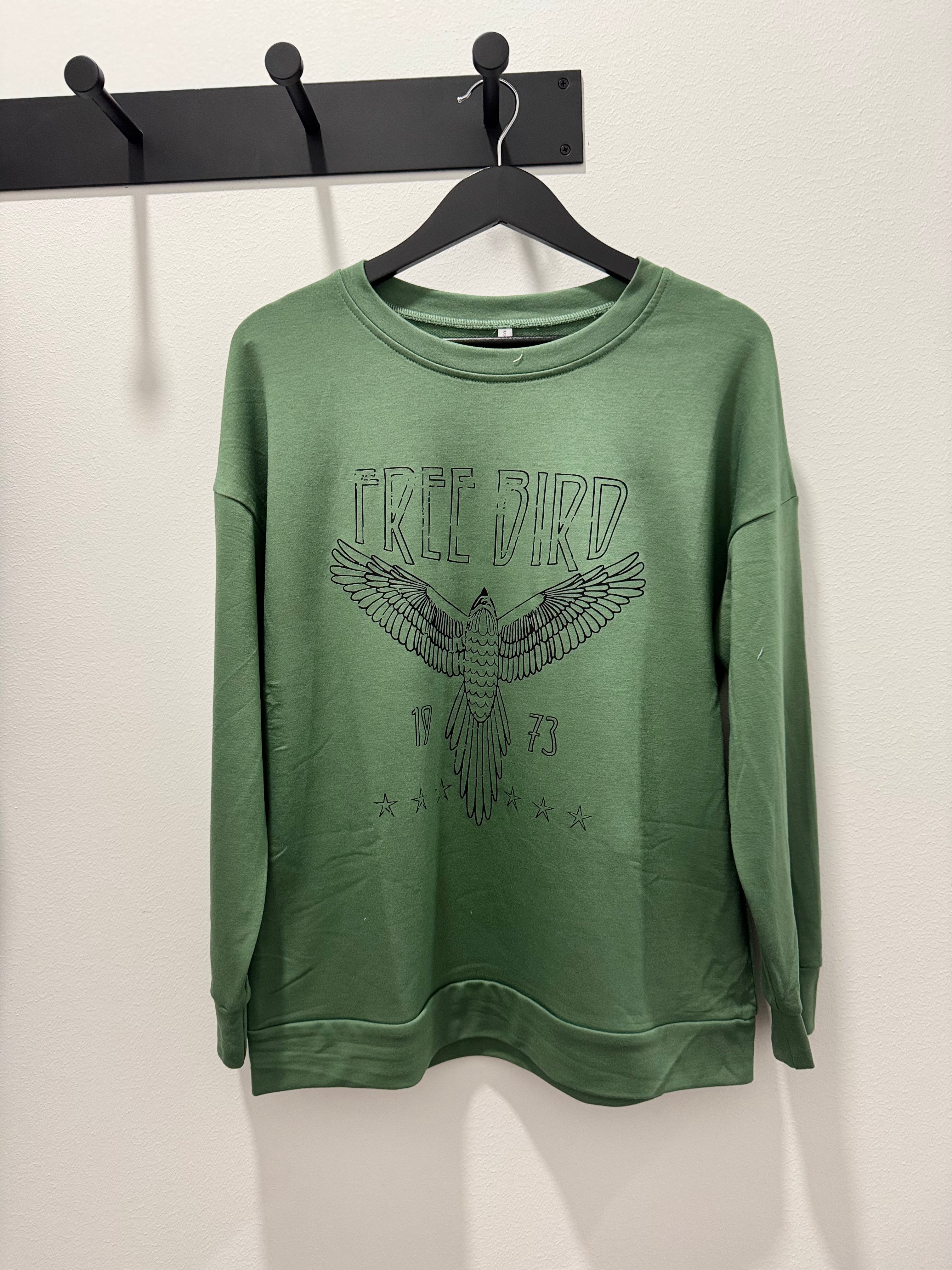 Green Free Bird Top