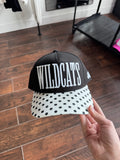 Wildcats Embroidered Polka Dot Hat