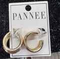 Gold Stacked Small Hoop