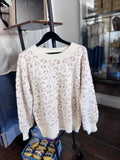 Nala Animal Print Long Sleeve Sweater