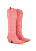 Faye Pink Western Tall Boots