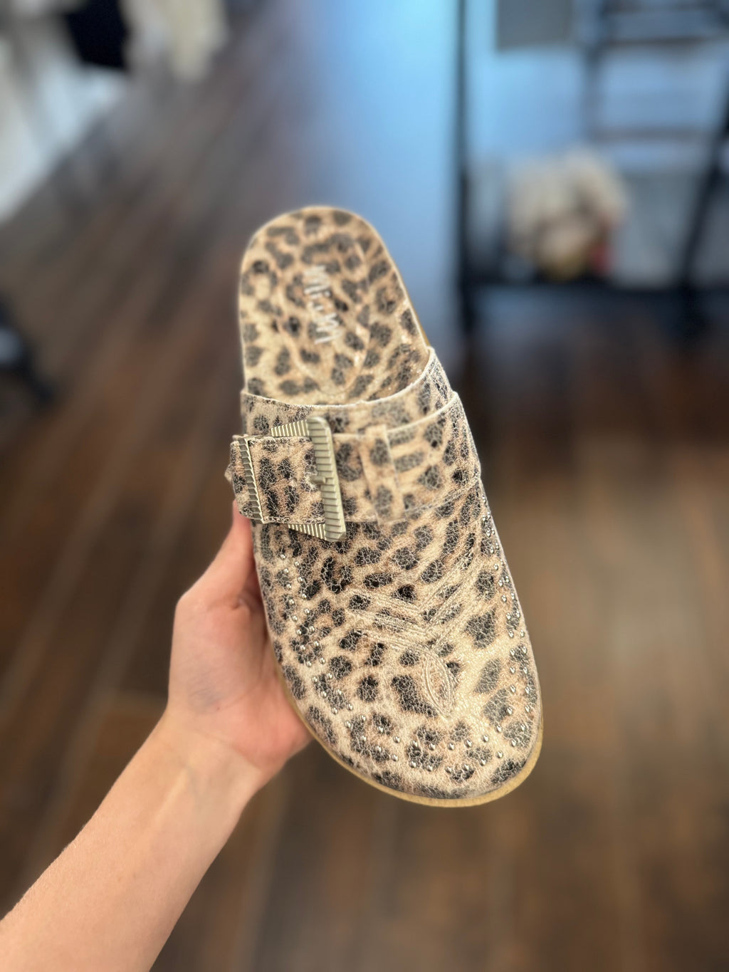The Josephine Leopard Print Clog Shoe