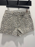 High Rise Cheetah Print Shorts