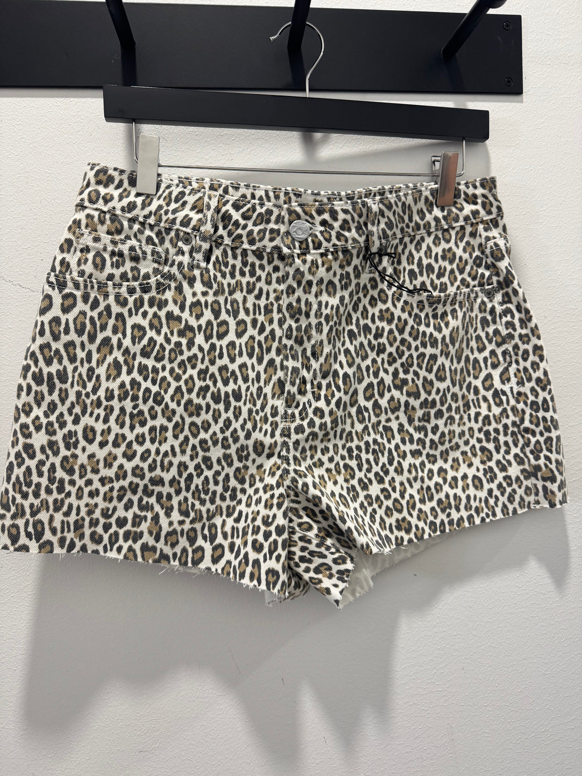 High Rise Cheetah Print Shorts