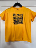 Youth School Spirit Let's Go Wildcats T- Shirt