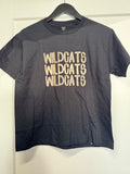 Youth School Spirit Leopard Print Wildcats T-Shirt