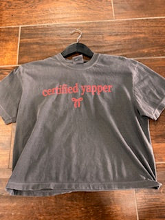 Certified Yapper Comfort Colors Boxy T-Shirt