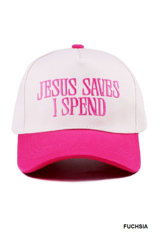 Jesus Saves I Spend Hat