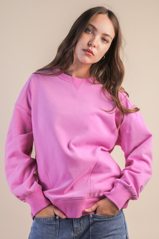 Oversized Pink Sweater