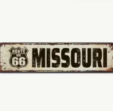Missouri Route 66 Sign