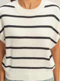 Striped Crew Neck Knit Top