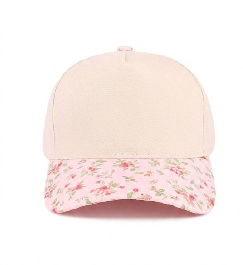 Plain Two-Tone Canvas Cotton Hat