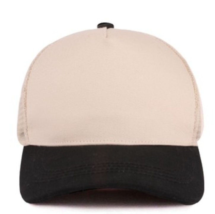 Colorblock classic mesh back trucker cap