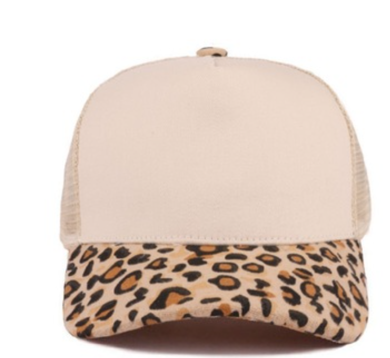 Colorblock classic mesh back trucker cap
