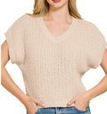 Textured Sweater Vest