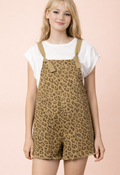 Leopard & Camo Print Casual Romper