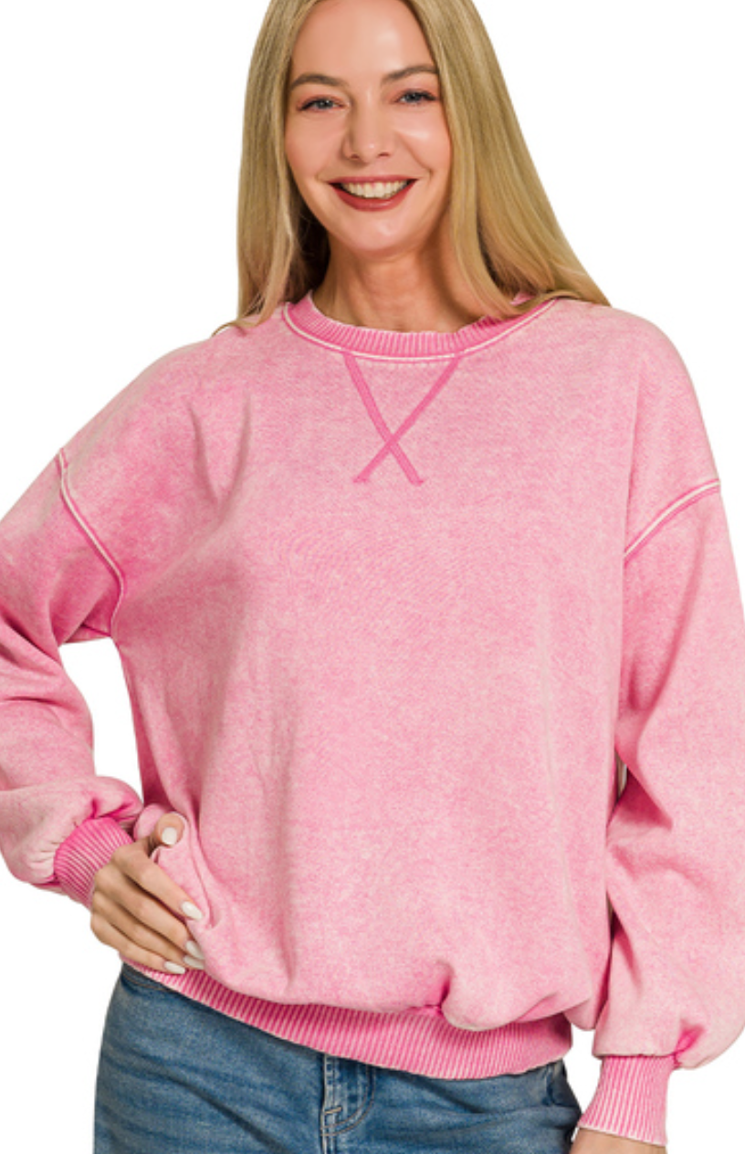 Candy Pink Pullover