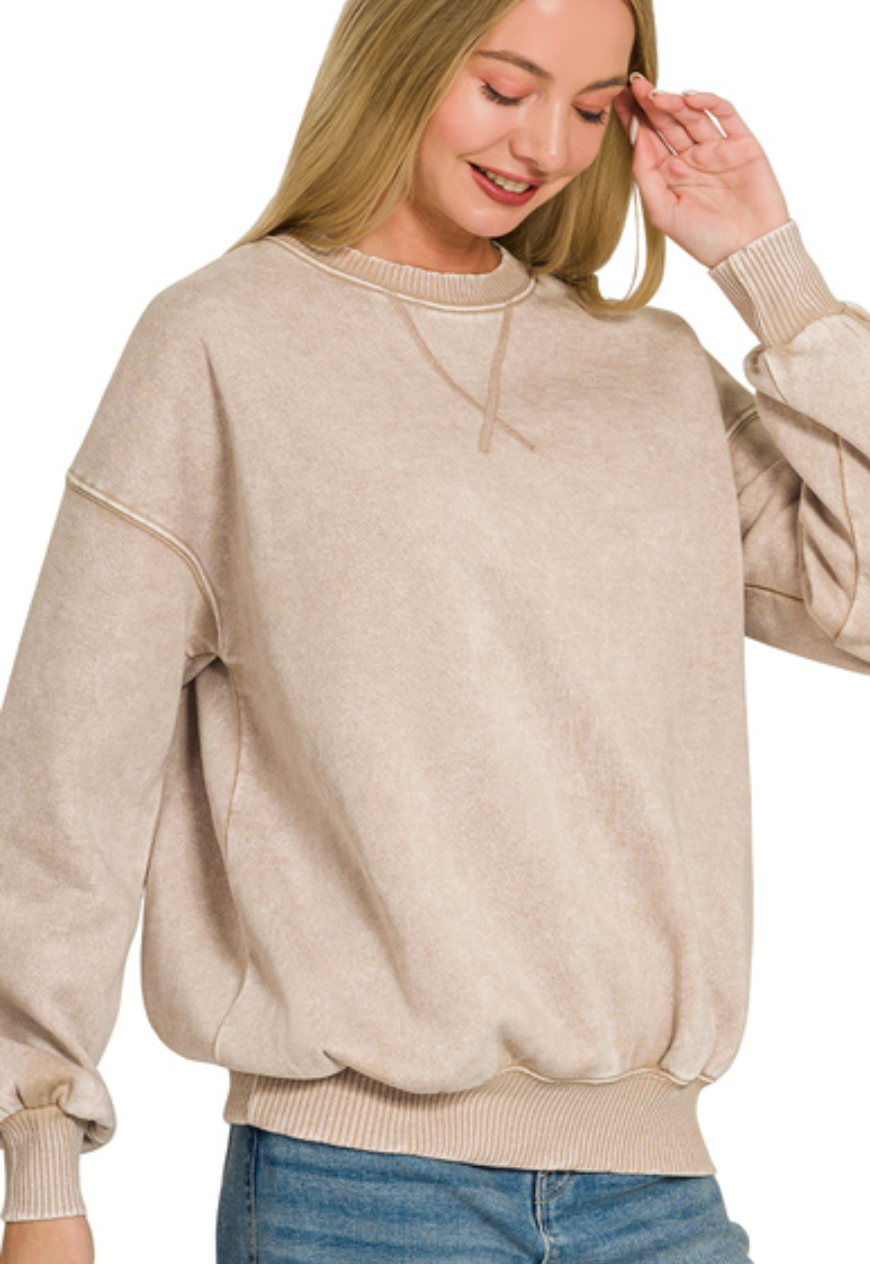 Ash Mocha Pullover