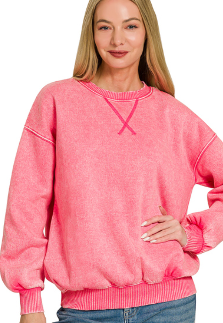 Fuchsia Pullover