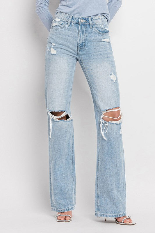 The Ava Vintage High Rise Flare Jeans