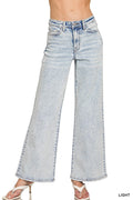 The Brooke Zenana Light Wash Wide Leg Denim Pants
