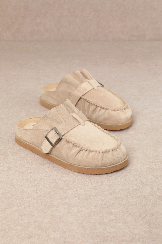 Joia Suede Moc Clog