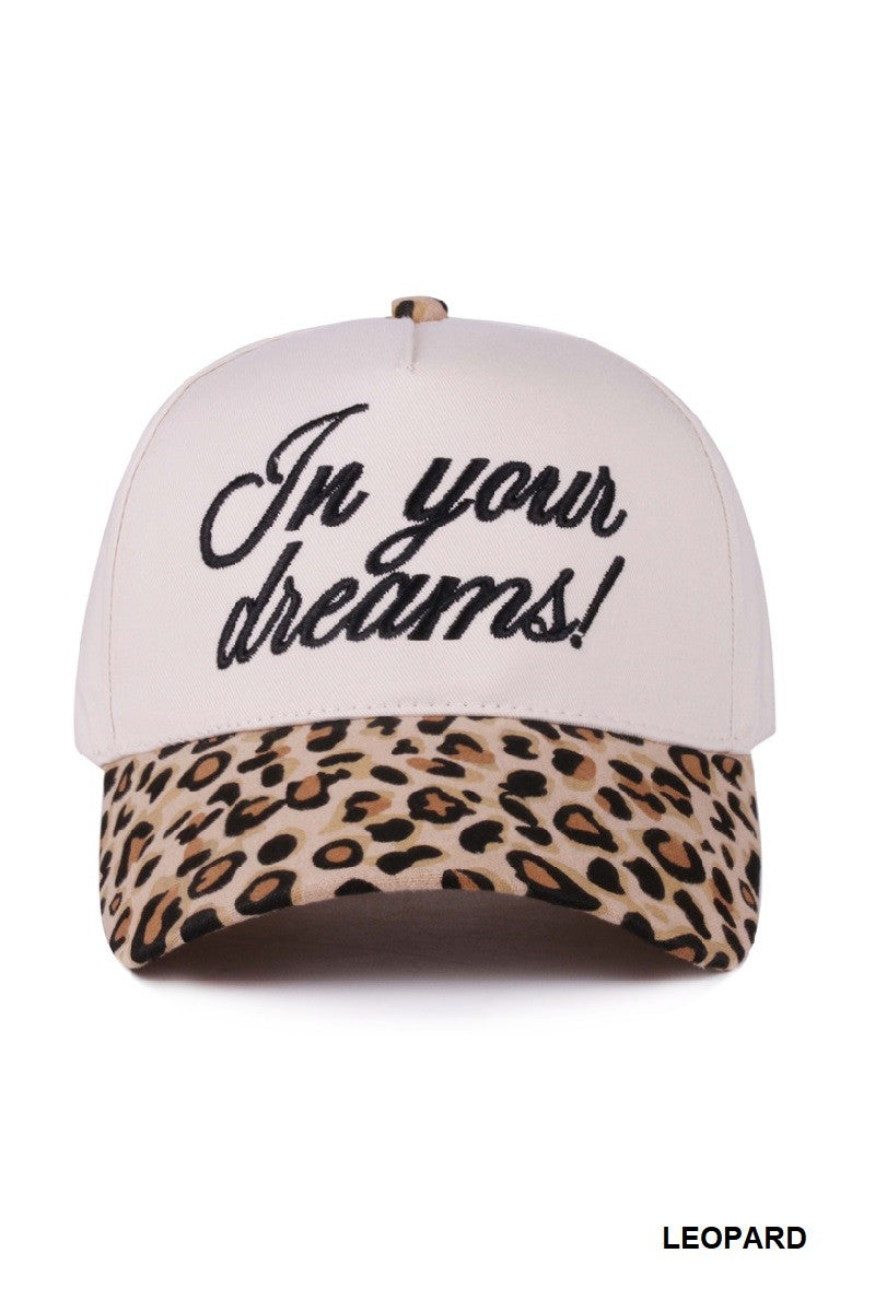 In Your Dreams Two Tone Canvas Cotton Cap