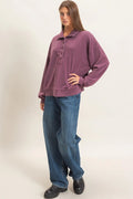 Mineral Washed Button Up