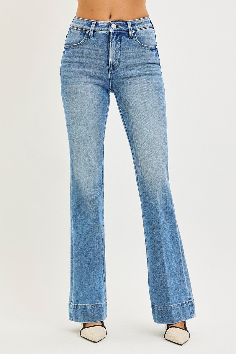 Holly TC 4-Way Stretch Mid Rise Flare Jeans